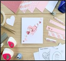 Workshop kaartjes leren maken februari